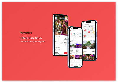 Eventful case study product design uxui