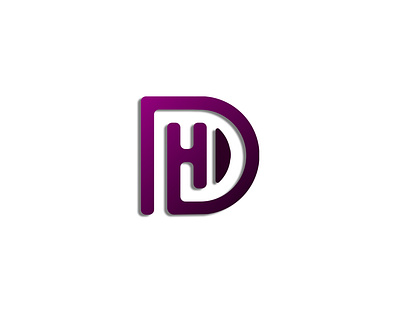 HD Letter LoGo 3d animation branding design graphic design illustration logo logo desine mono logo vector