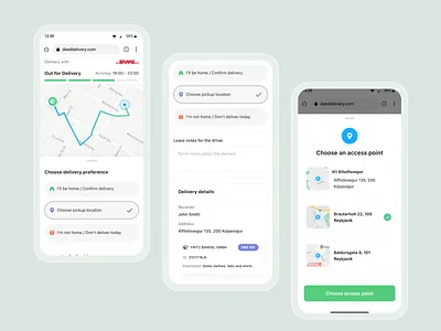 Deed Receiver App Revamping app app design app ui bottom sheet delivery design minimal mobile app mobile app design mobile app ui order status order tracking shipment ui ui design ui ux ui ux design user interface ux design web page