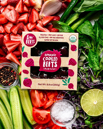 Lovebeets Packaging & Illustration branding food healthy illustration lynx packaging philadelphia sustainable