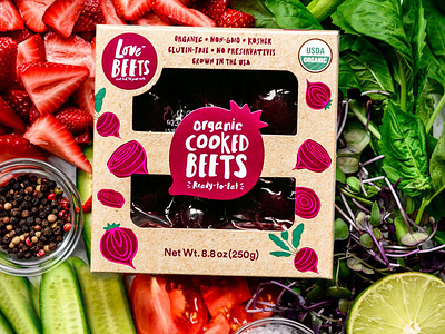 Lovebeets Packaging & Illustration branding food healthy illustration lynx packaging philadelphia sustainable