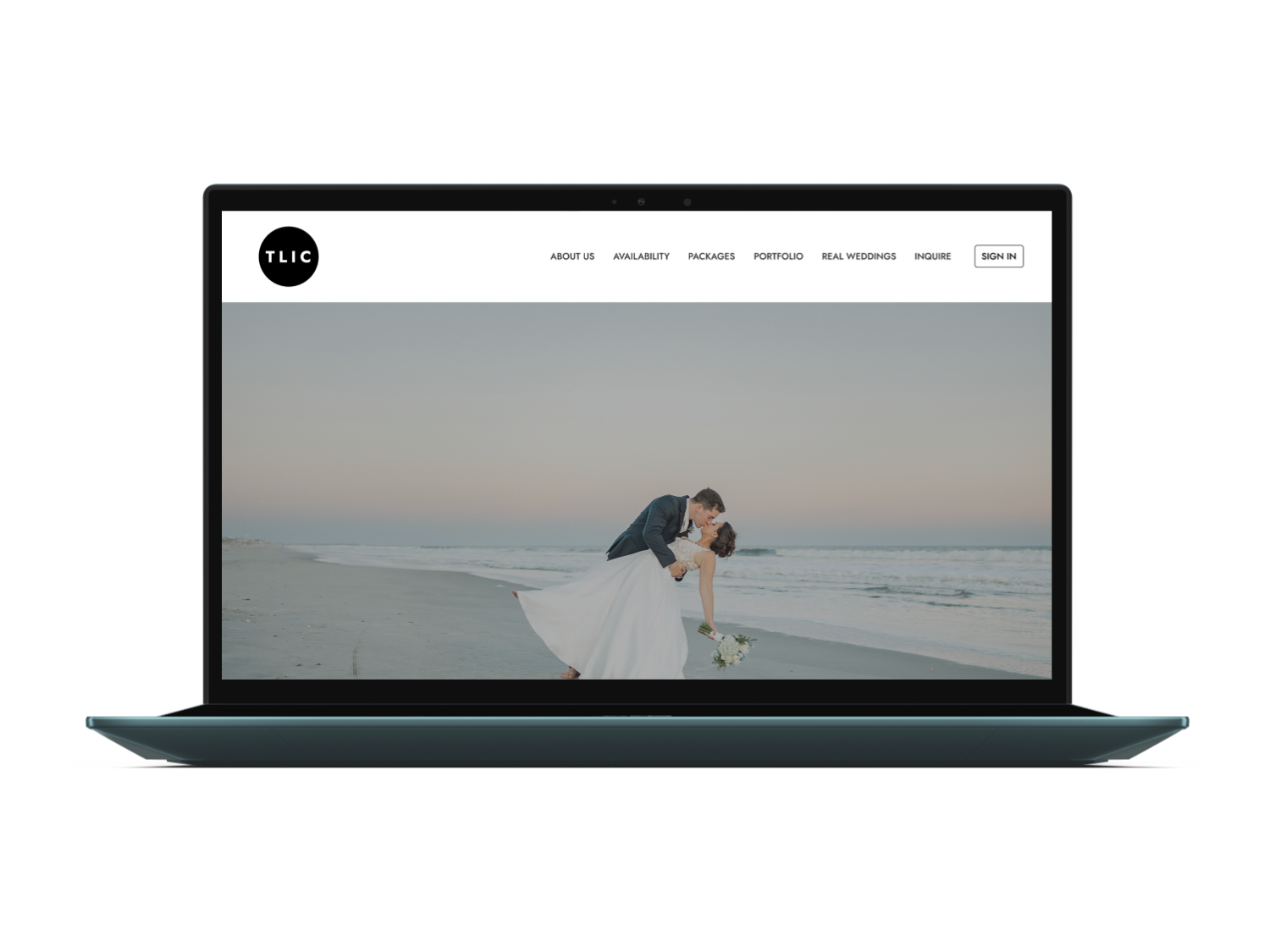 Wedding Web Design test task uxui web design