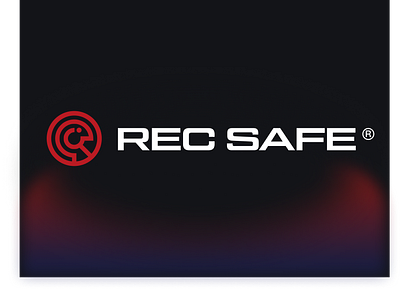 Logo for REC SAFE branding design graphic design icon logo