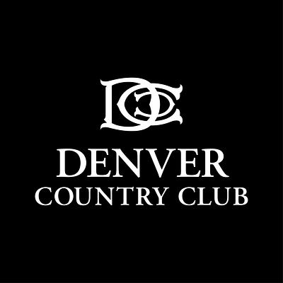 Denver Country Club branding country club denver denver country club golf logo