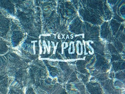 Texas Tiny Pools brand branding design graphic design logo typography