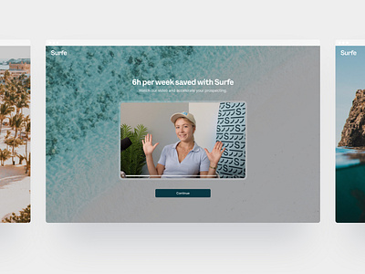 Onboarding steps — Surfe UI branding create account demo design system illustration invite team login onboarding onboarding steps product design saas saas design sign up steps ui design uiux user interface visual design watch demo welcome