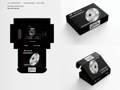 Car Disc Brake Packaging graphic design packaging