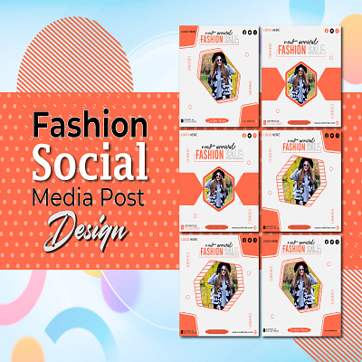 Fashion II Social II Media II Post II Design art beauty branding design dress fashion graphic design like makeup model socialmedia style
