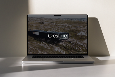 Crestline architecture design graphic design hero section minimal ui webdesign website