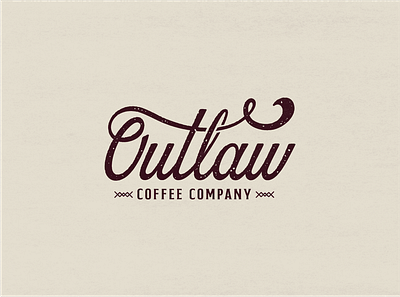 Outlaw Coffee Company branding coffee shop design graphic design logo logo design typography vector