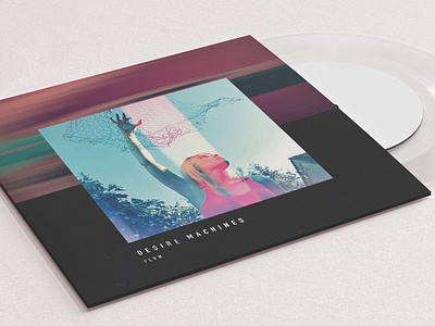 Desire Machines - Flow - Sleeve design branding design graphic design illustration record sleeve design typography vinyl