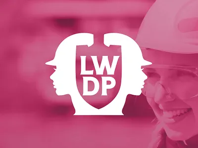 LWDP Logo Redesign adobe illustrator branding feminine graphic design hardhat illustration logo rebrand redesign shovel