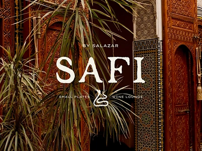 Safi brand identity branding design graphic design illustration morocco restaurant snake typography wine bar