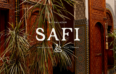 Safi brand identity branding design graphic design illustration morocco restaurant snake typography wine bar