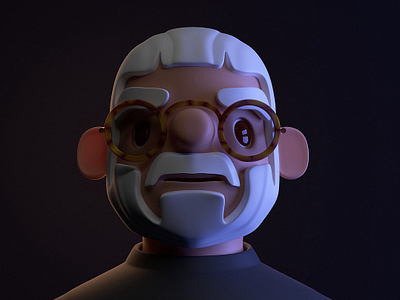 Me 3d blender character illustration illustrator