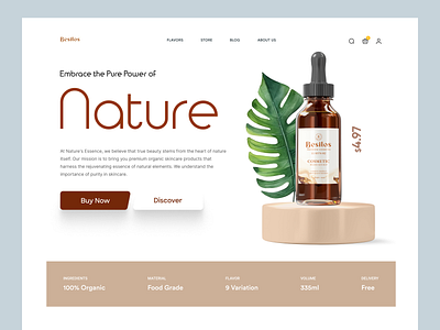 Besilos - Shopify store website landing page design ecommerce homepage landing landing page product details product landing page product page product store shopify shopify store single product store web web design website