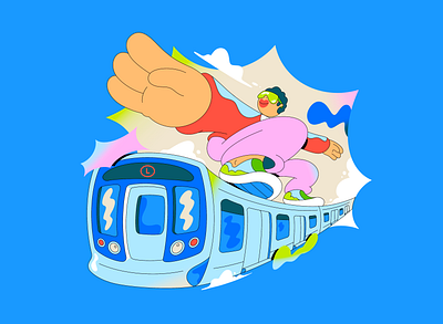 Subway Surfer branding character color colors design illustration texture