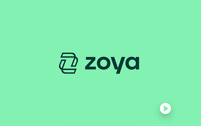 Zoya | Logo Animation app banking brand branding crypto design finance fintech identity illustration islam logo people typography web