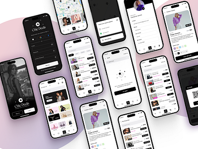 Elegant App Solutions for Luxury Fashion app design branding ecommerce fashion luxury app mobile mobile app product design ui ui design user interface