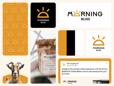 Morning Bliss - Branding | Identity | Logotype & Web branding design graphic design identity illustration logo logotype ui ux vector