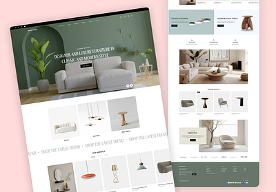 E-Commerce Landing Page ui