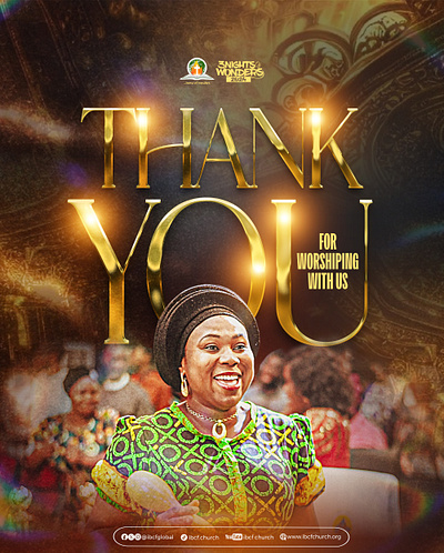 THANK YOU FOR WORSHIPING WITH US 3d animation branding graphic design logo motion graphics ui