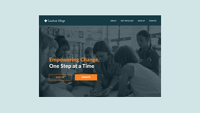 Non-profit Organization Landing Page landing page non profit nonprofit landing page