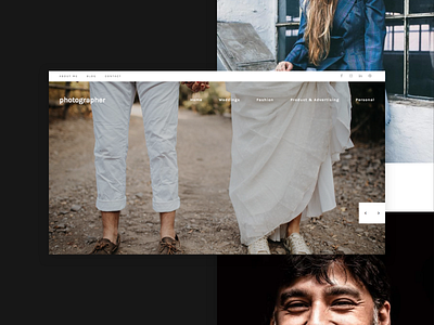 Photographer — From Pepper+ WordPress Theme photographer web design wordpress wordpress theme