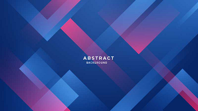 Minimal blue red banner geometric shapes abstract modern backgro decoration