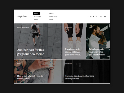 Pepper+ WordPress Theme — Magazine Layouts blog magazine web design wordpress wordpress theme