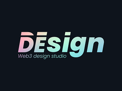 DeDesign visual design animation blockchain branding crypto finance illustration