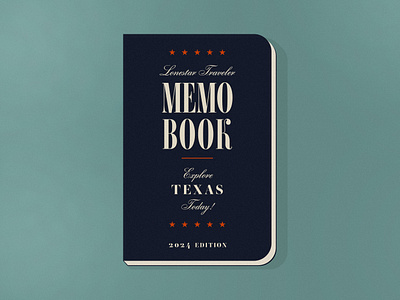 Lonestar Traveler Memo Book book lonestar memo note notebook notes texas travel