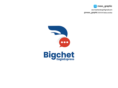 Bigchet EagleExspress Logo branding design graphic design icon illustration logo logo design logotype vector