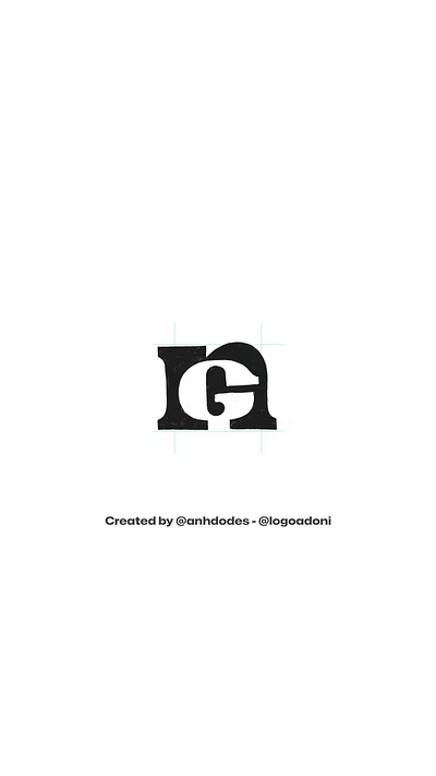 Modern NG GN monogram typography ready-made logo for sale anhdodes branding design illustration logo logo design logo designer logodesign minimalist logo minimalist logo design