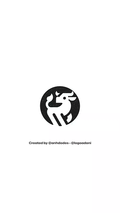 Modern buffalo cow animal ready-made logo logomark for sale anhdodes branding design illustration logo logo design logo designer logodesign minimalist logo minimalist logo design