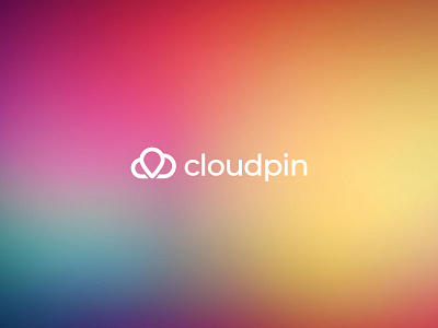 Cloudepin logo for technology branding cloud custom logo design identity location logo logo mark pin tech technology
