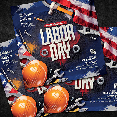 Labor Day Flyer tools