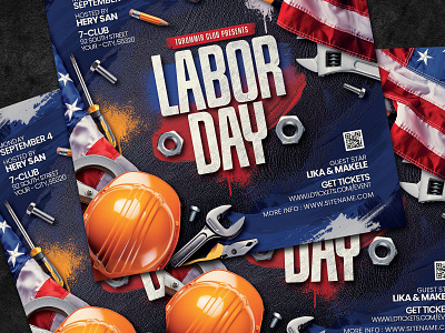 Labor Day Flyer tools