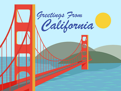 California Postcard Design (SF)