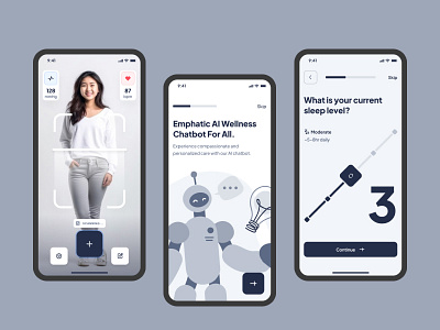 AI Health Scanner ai app ai scanner animation app apps chatbot chatbot app design figma figma app figma apps figma kit figma mombile apps figma ui figma ui kit illustration mobile apps scanner app ui uiux kit