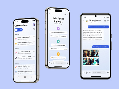 AI Chatbot Assistant ai ai app ai assistant ai assistant ui ai mobile app animation app chaatbot chatbot chatbot app design figma figma app figma kit figma ui illustration mobile apps ui uiux uiux designing