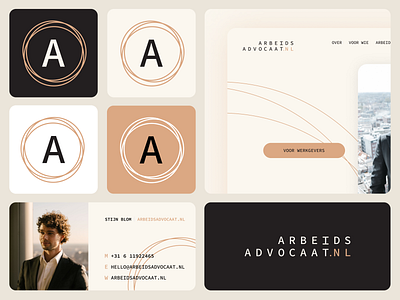 ArbeidsAdvocaat - Branding | Logotype | Web branding design icons identity logo logotype patterns typography ui ux