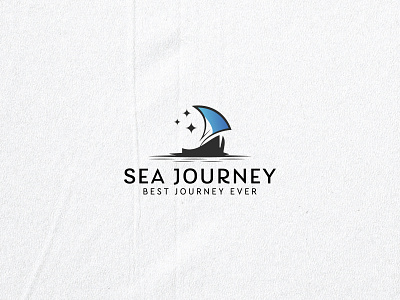 Sea Journey Logo Design boat boat logo logo logo 2024 logo art logo branding logo design logo designer logo maker logo type logo vector managment sea sketch logo