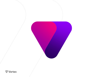 V - Unused Logo branding crypto design lettermark logo logodesign logodesigner logoforsale minimal modern monogram tech v