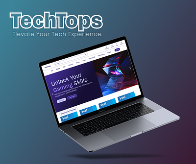 Laptop Website Design. ecommerce figma landingpage laptopebsite productdesign responsivedesig responsivedesign techdesign ui uidesign uiuxdesign userexperience userinterface ux uxdesign visualdesign webdesign