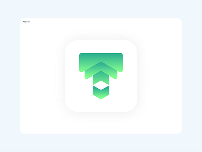 T arrow iOS — App Icon abstract logo app icon app logo arrow brand branding design gradient logo icon identity letter logo logo logo design logo trends 2024 modern logo t typography vector