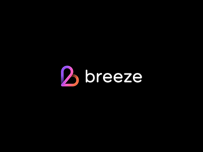 Breeze Logo Design blogo branddesigner brandesign branding design gradientlogo gradients heartlogo icon letterblogo logodesign logodesigner logomark logos logotype modern symbol trending visualidentity wordmark