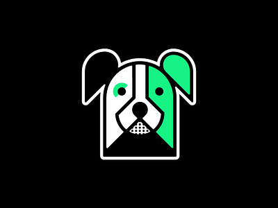 Green Dog brand branding business dog logo flat design graphic design logo logo design logo designer logo for sale logodesign logomark logos mascot mascot logo