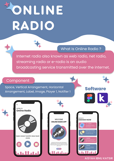 ONLINE RADIO - AISYAH aplikasi ui