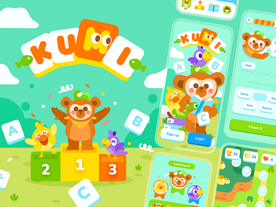 Study Case : Kumi - English Learning App app design character design game design graphic design illustration learning app mobile app study case ui ui ux